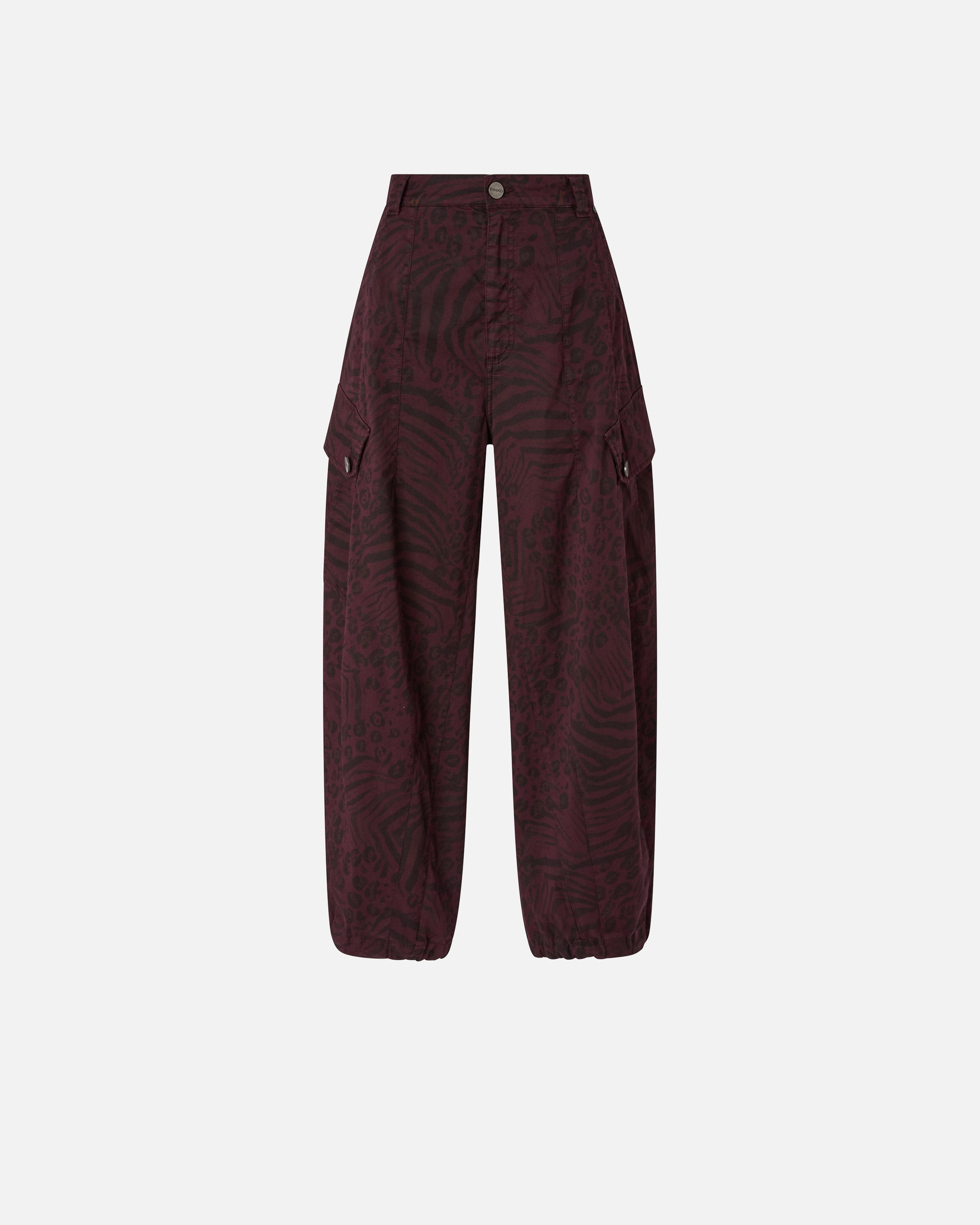 Balloon trousers with animal motif - 46