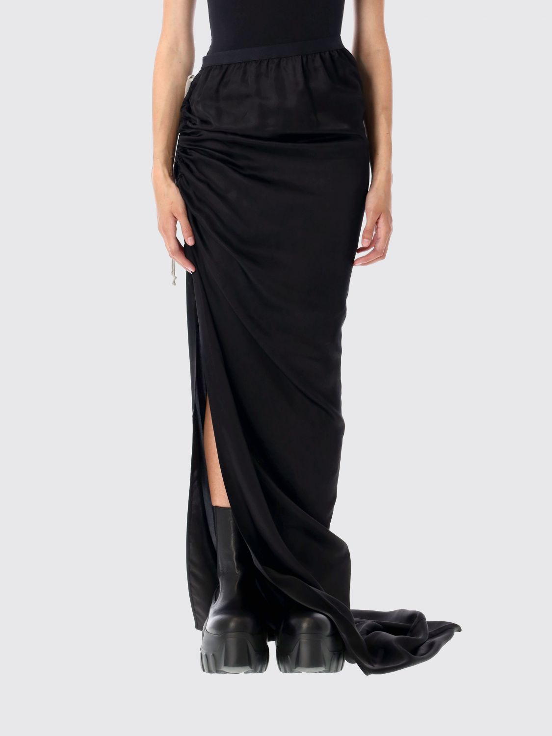 Skirt Woman color Black