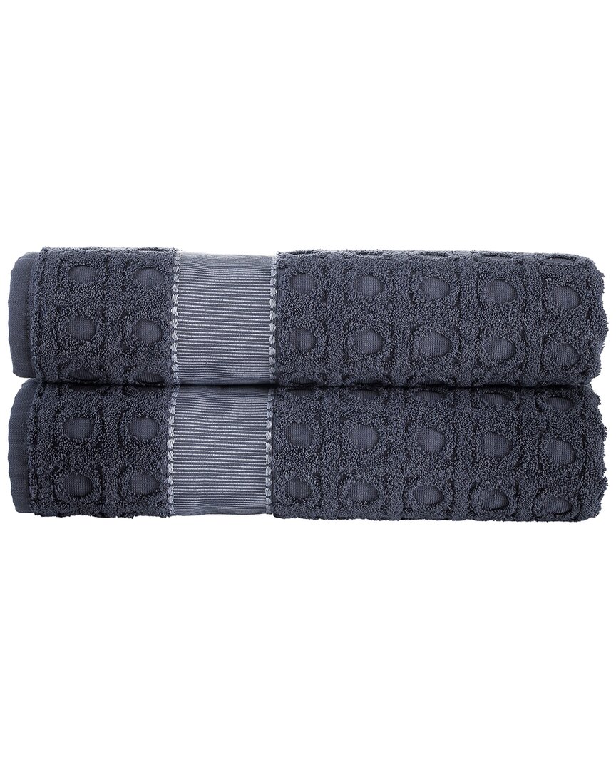Circle In Square 2Pc Bath Sheets