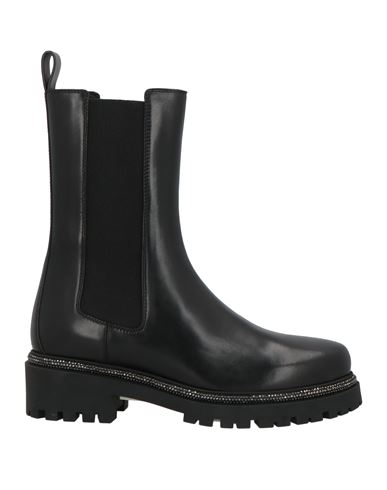 Woman Ankle boots Black Size 6 Leather
