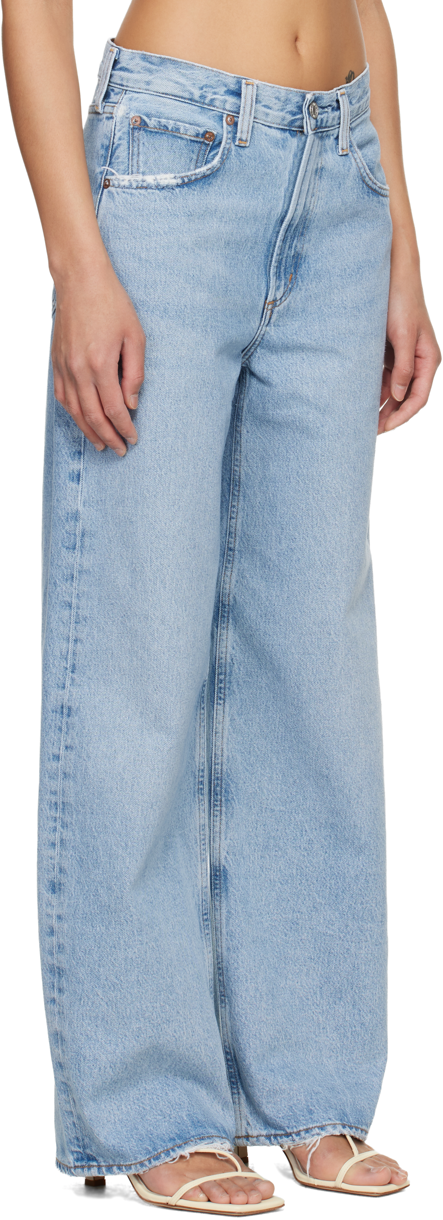 Blue Low Curve Jeans
