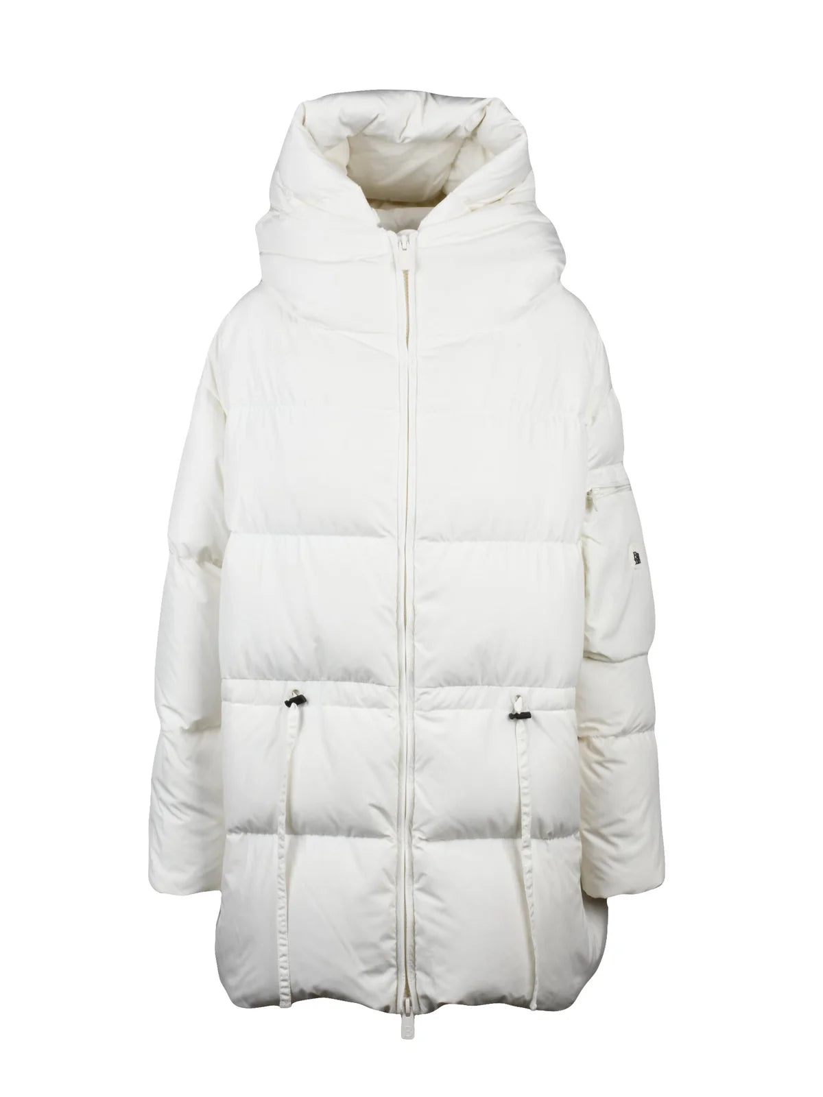 White Polyester Cloud 78 Down Jacket