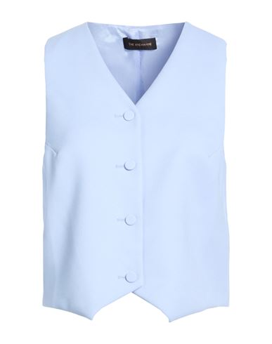 Woman Tailored Vest Sky blue Size 6 Polyester