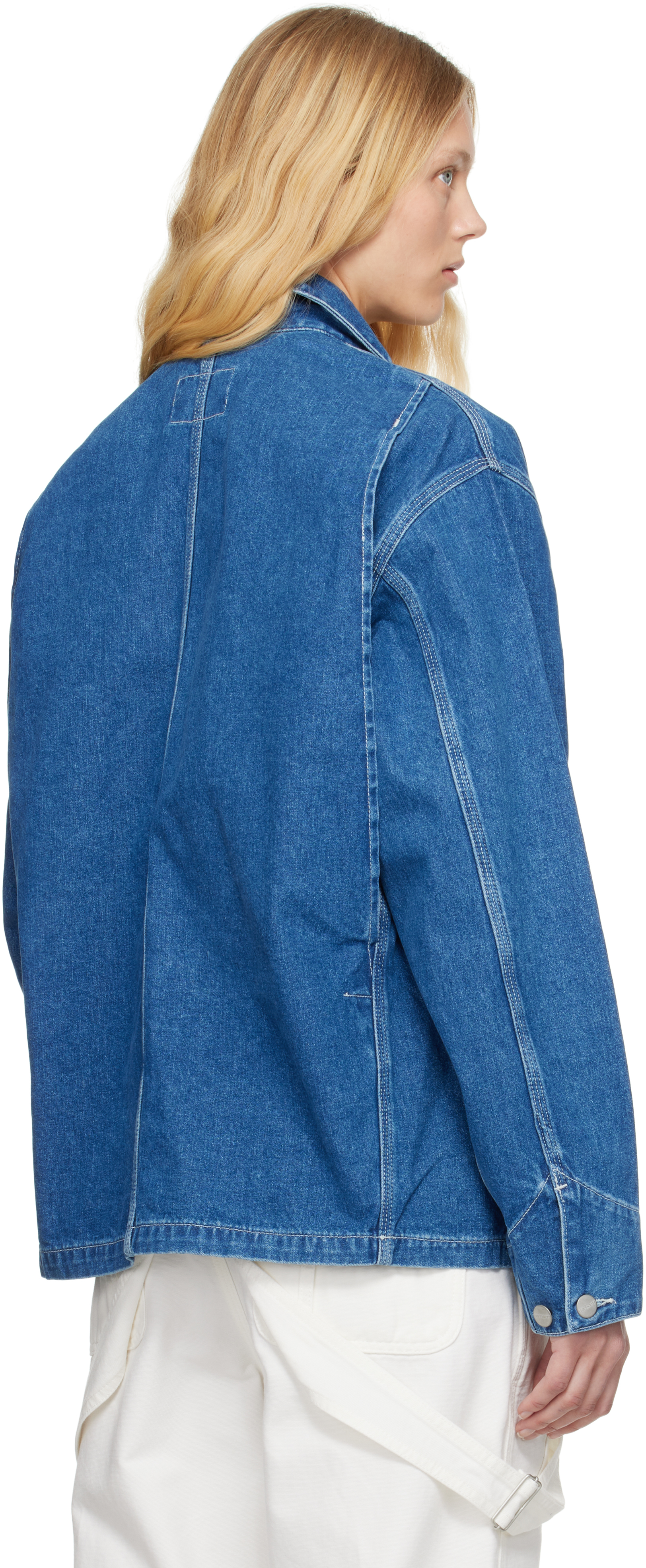 Carhartt Work In Progress Blue OG Michigan Denim Jacket