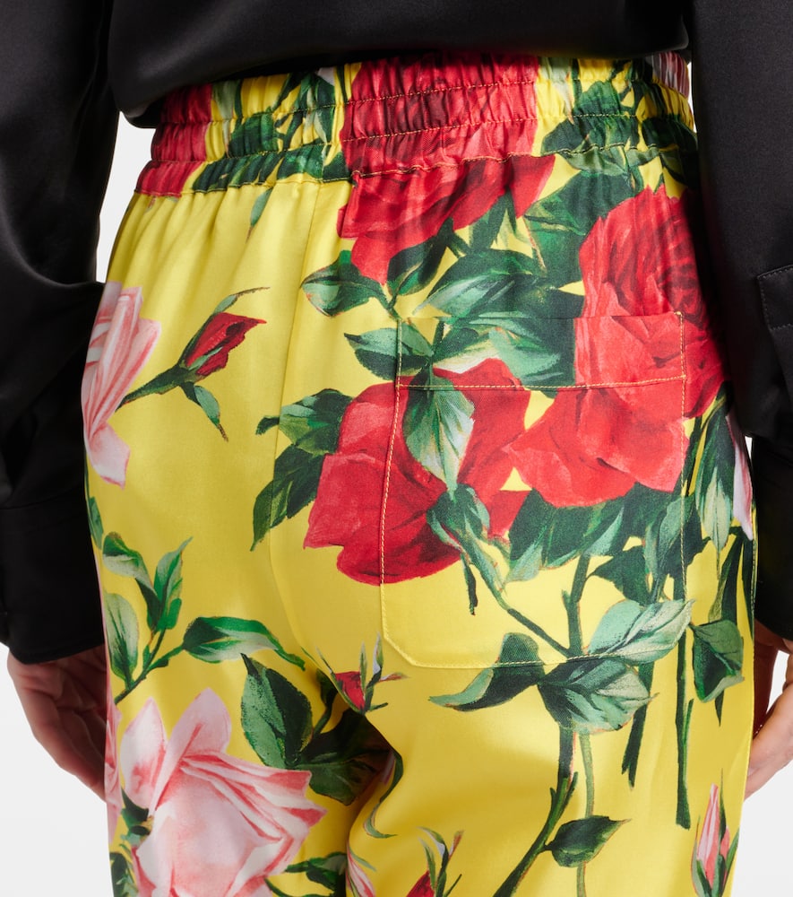Dolce & Gabbana Floral silk shirt dress