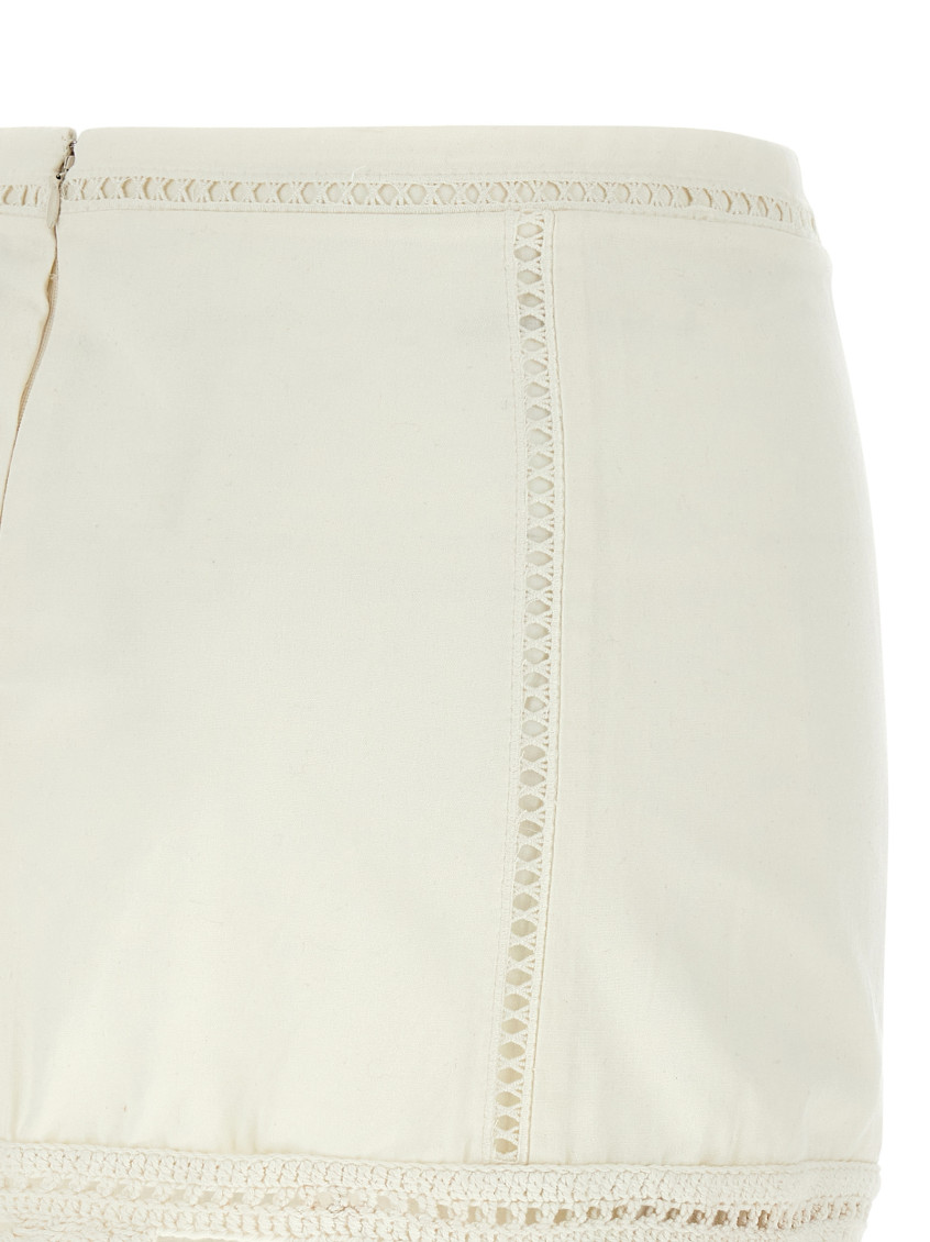 - Sandra Cotton Mini Skirt