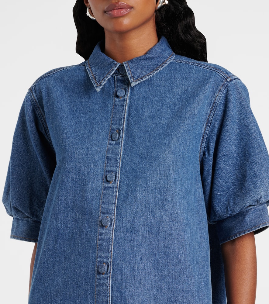Play denim minidress