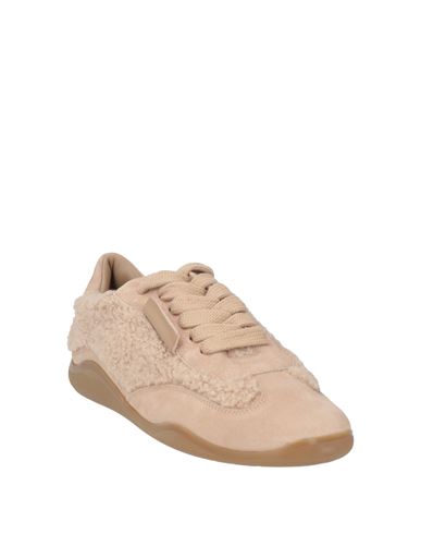 Vic Matiē Woman Sneakers Beige Size 8 Leather, Textile fibers