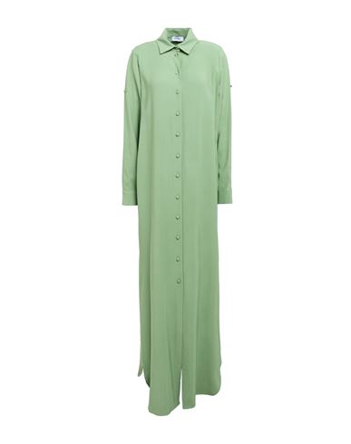 Woman Maxi dress Sage green Size 4 Viscose, Polyester