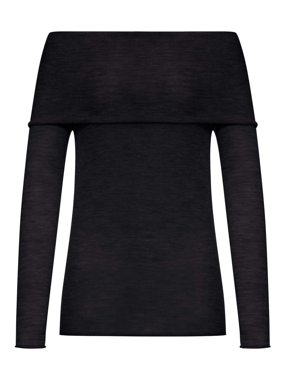 Silk And Cashmere Boat Neck Sweater