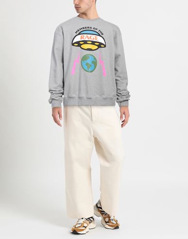 Man Sweatshirt Grey Size S Cotton, Elastane