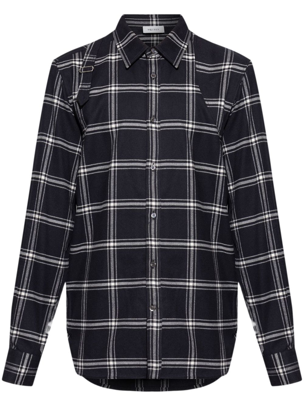 Checked shirt - Black