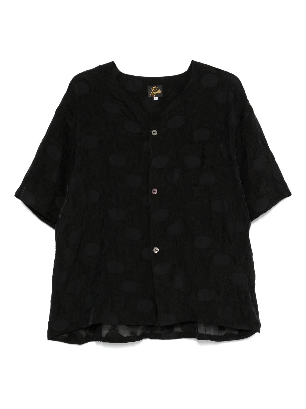 Polka-dot shirt - Black