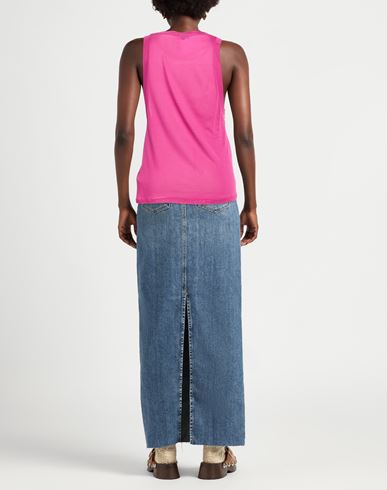 Woman Tank top Fuchsia Size S Viscose, Modal, Silk