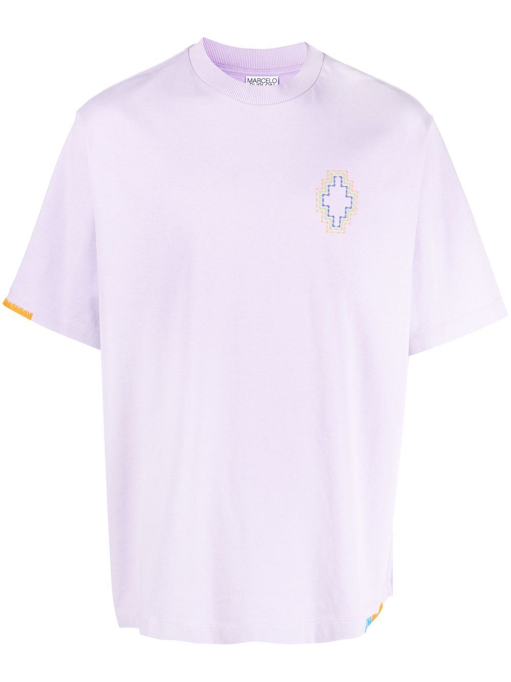 Stitch Cross cotton T-shirt - Purple