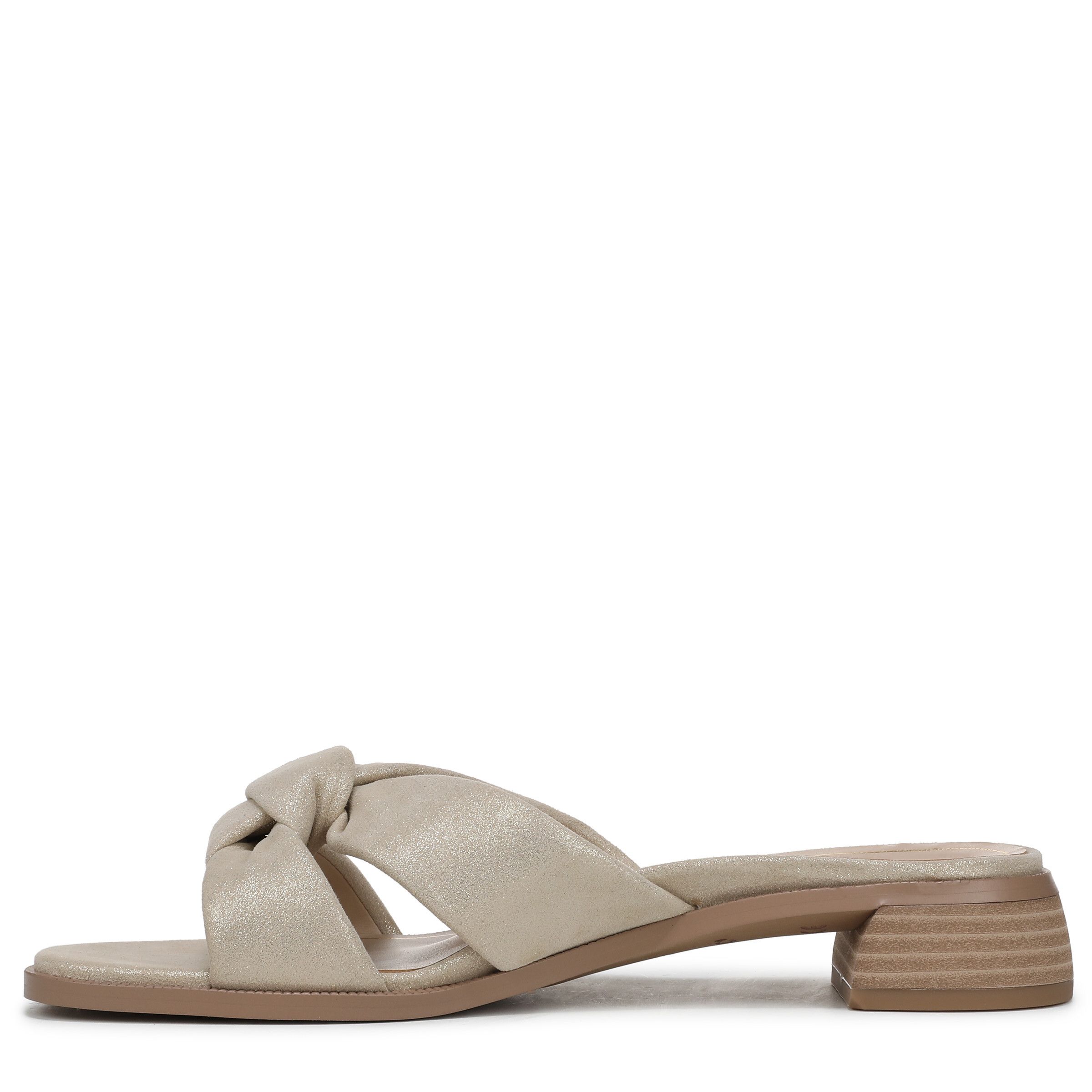 Vionic Mabel Slide Sandals In Metallic Gold