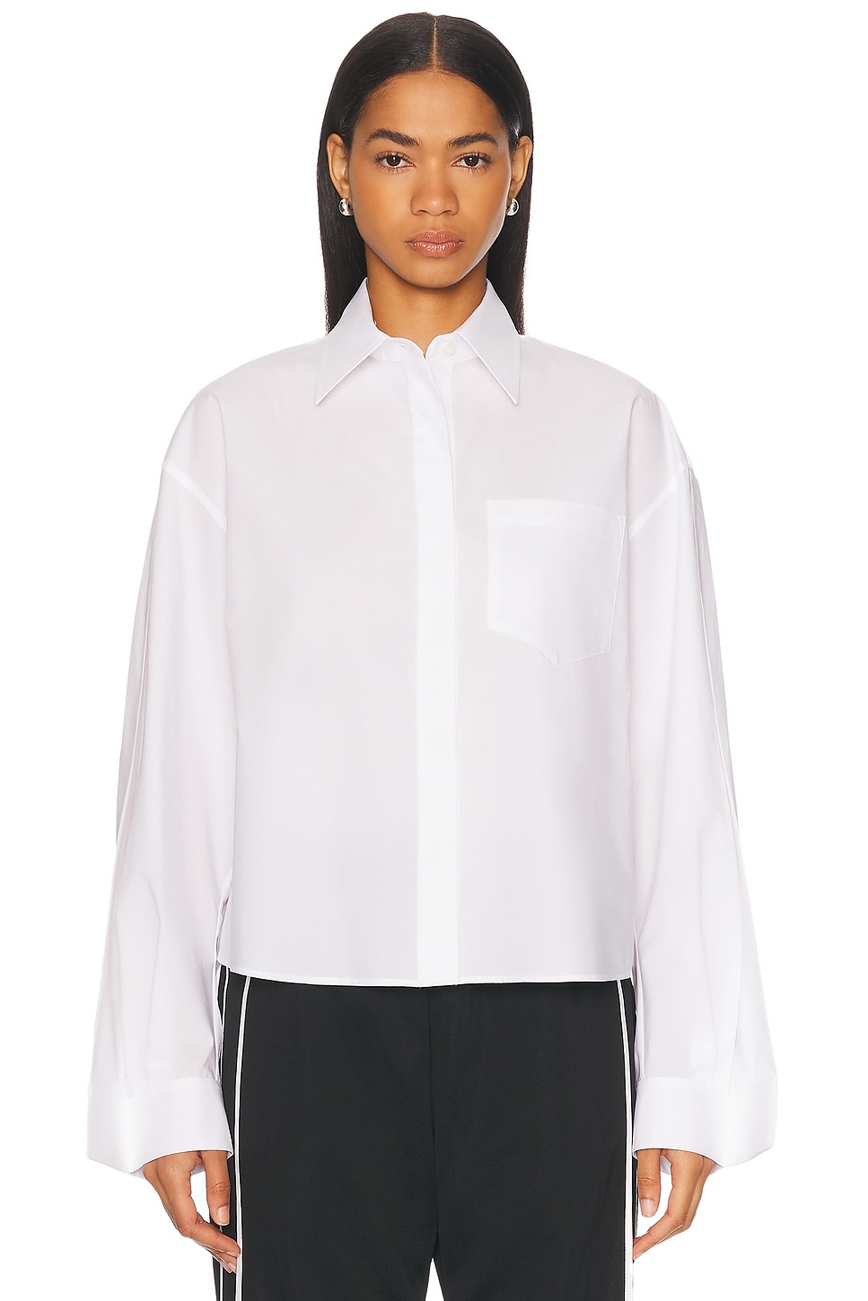 AnOnlyChild Bartley Shirt in White - White.  XS also in