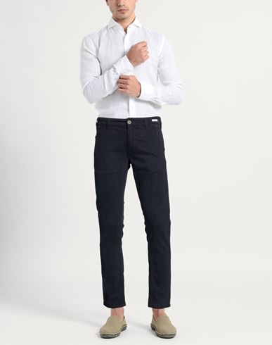 Man Pants Navy Size 31 Lyocell, Cotton, Elastane