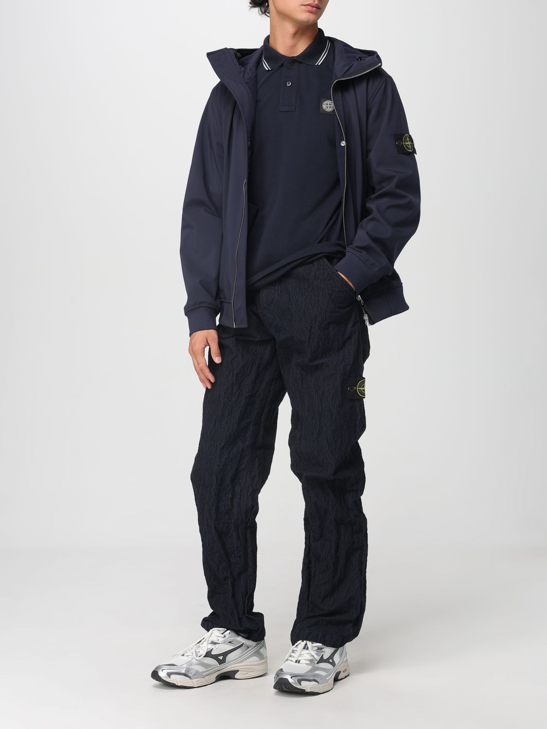 Pants Men color Blue