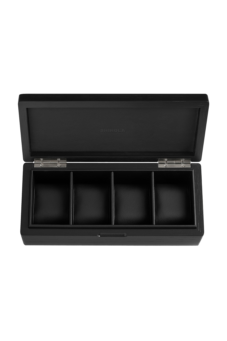 Shinola Watch Collector's Box in Black Oak & Black - Black. a