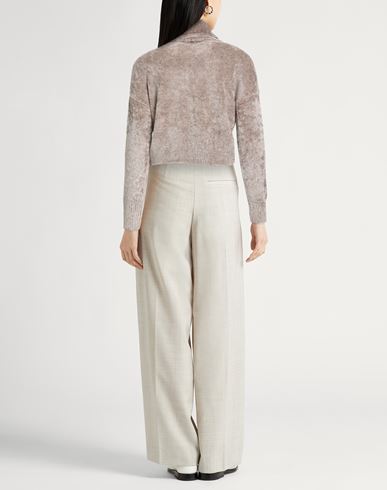 Resort Woman Turtleneck Light brown Size 2 Viscose, Polyamide