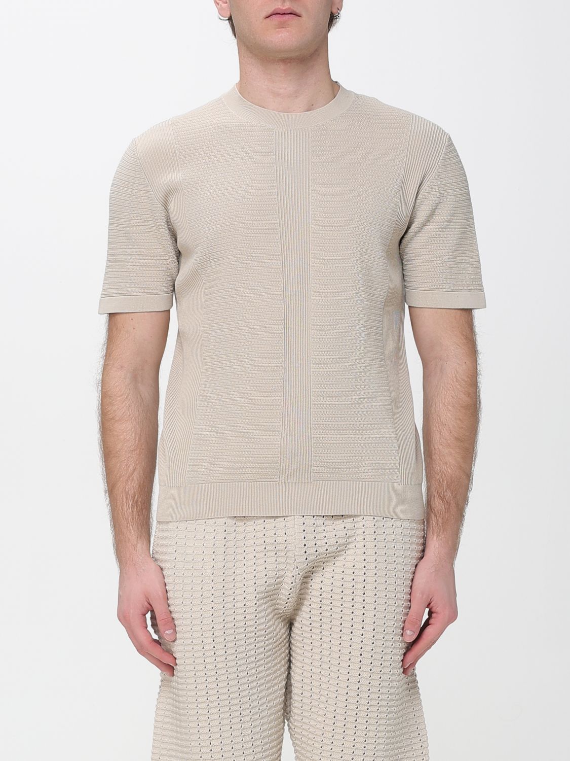 Sweater Men color Beige