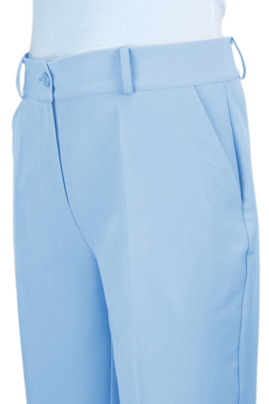 Paulo Due Smart Pleated Tailored Shorts In Light Blue