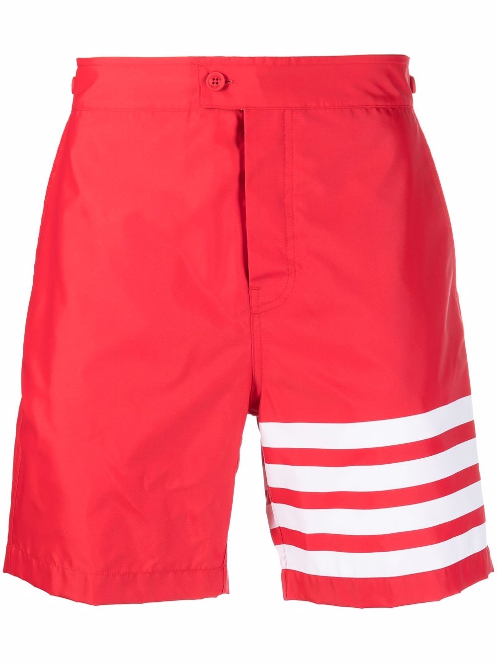 4-Bar swim shorts - Red