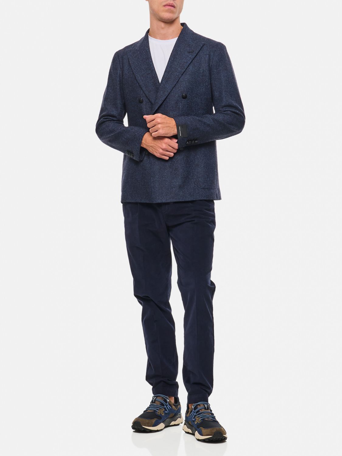 Herringbone blazer - Blue