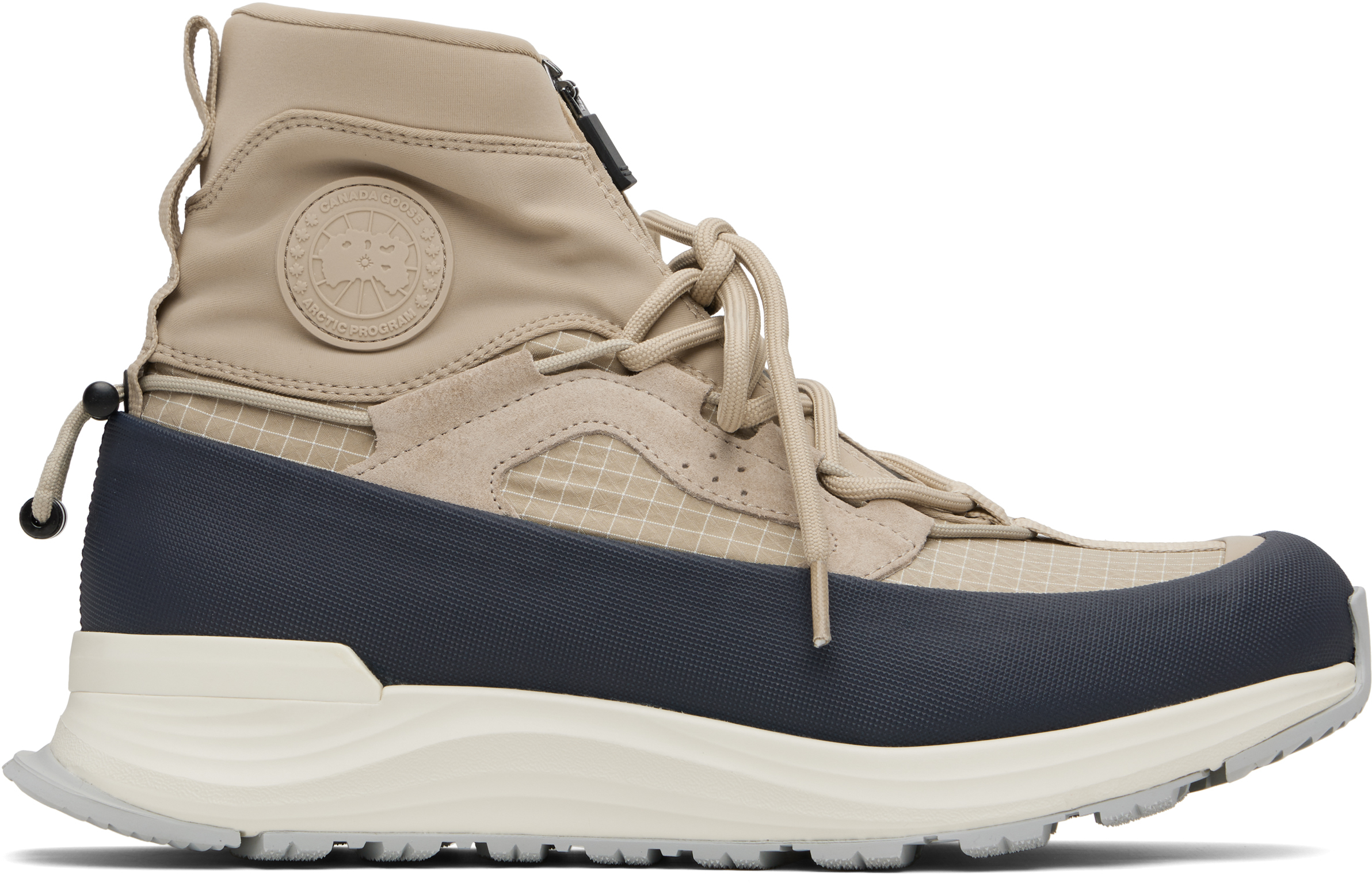 Tan Glacier Trail High Sneakers
