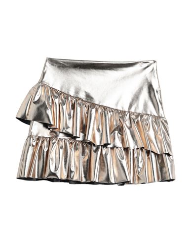 Relish Kid Girl Kids' skirt Platinum Size 10 Polyester, Elastane