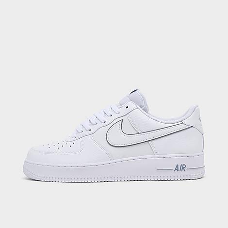 Men's Air Force 1 '07 LV8 Casual Shoes in White/Metallic Silver/Wolf Grey