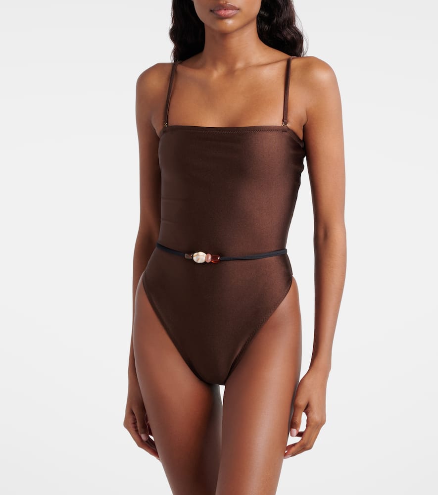 Beaded swimsuit
