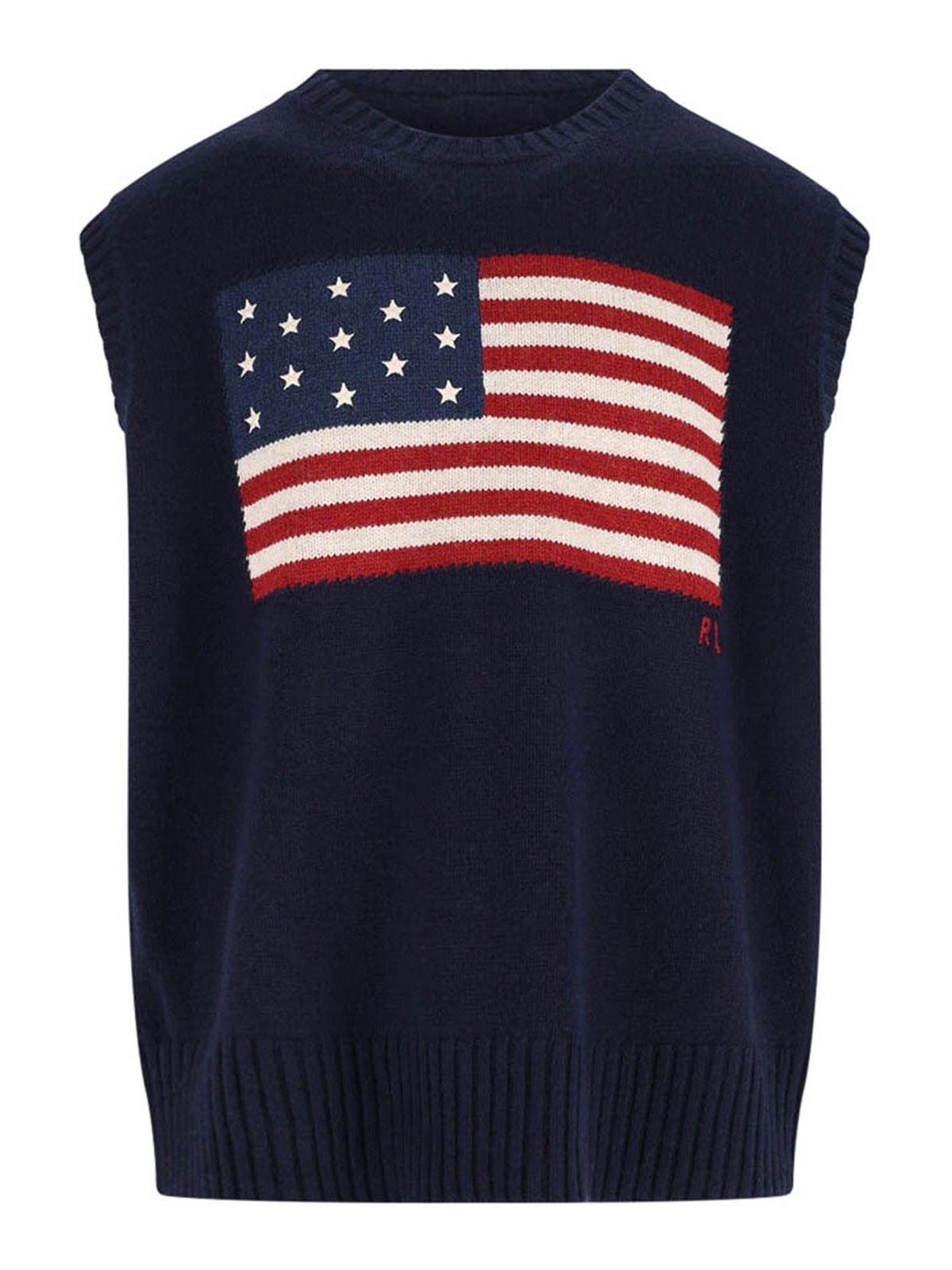 Vest with flag