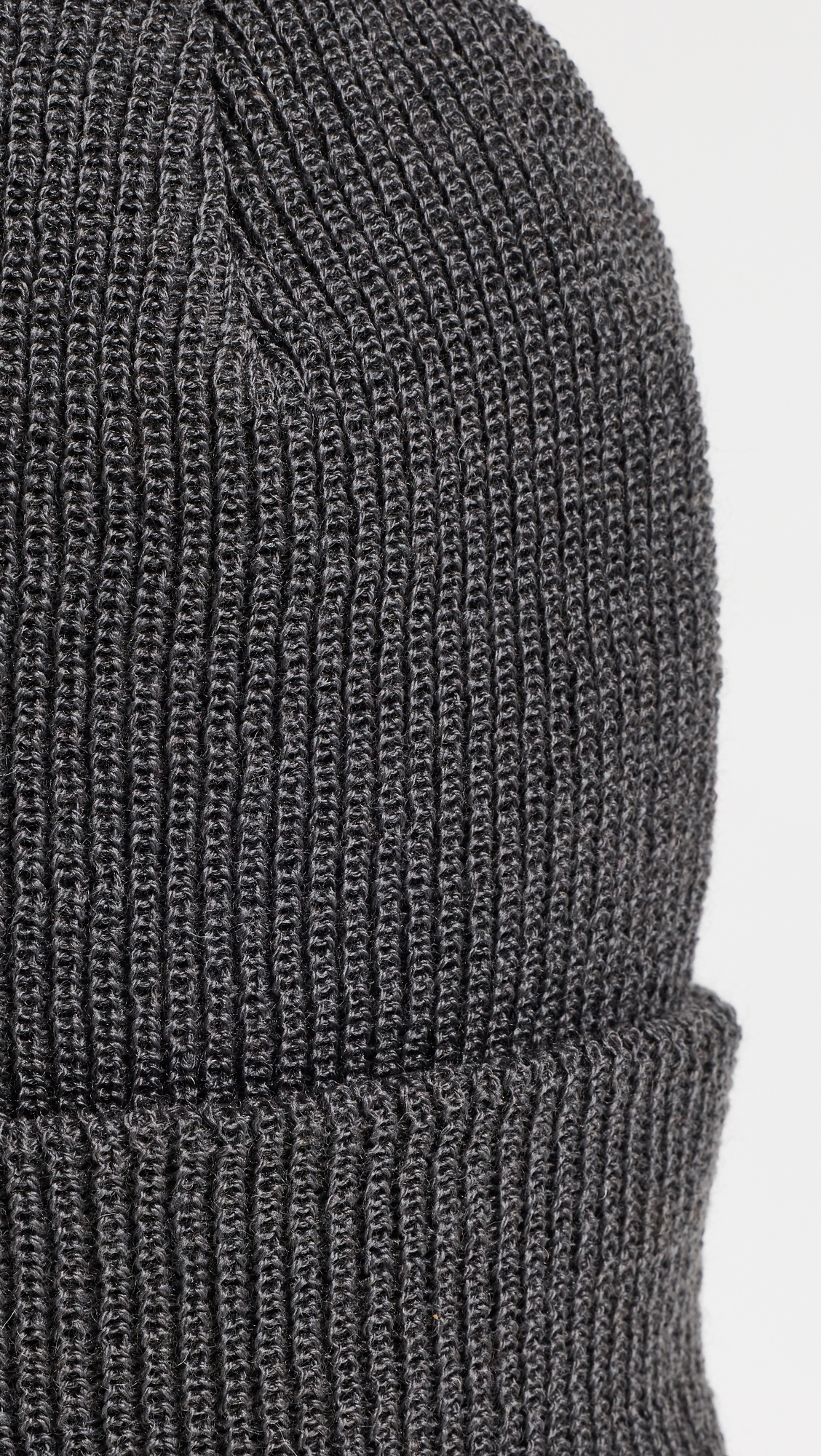 Wool Beanie Gray One Size
