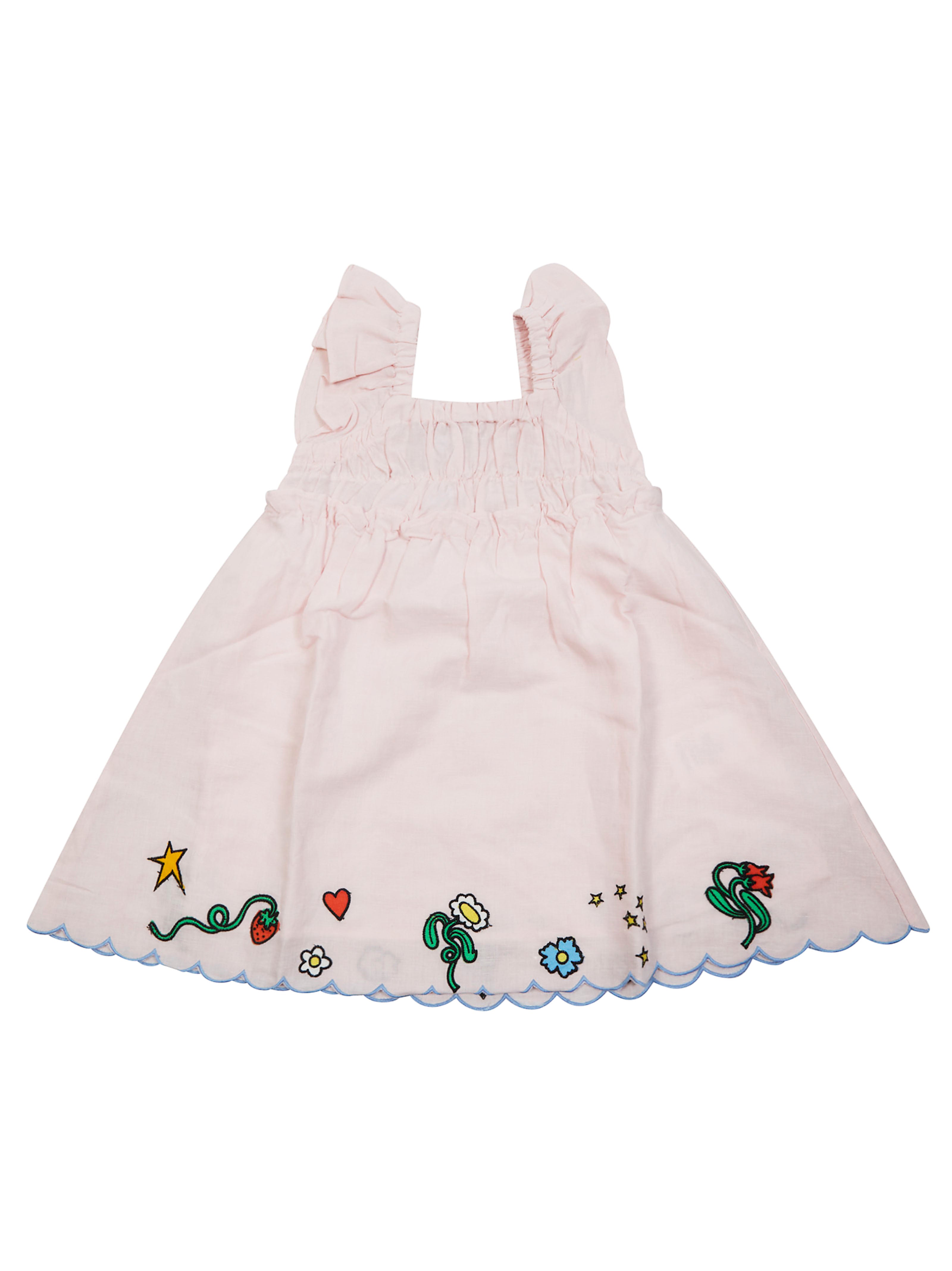 Mini Floral Embroidered Dress for Kids