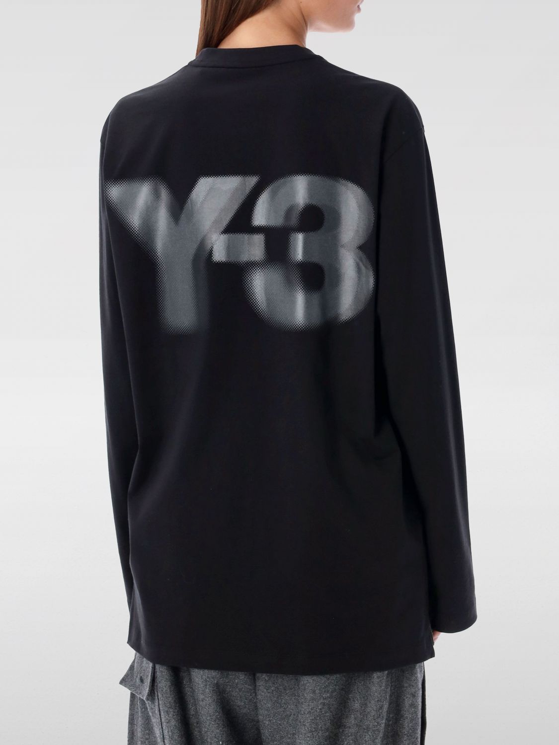 X Adidas logo-print T-shirt - Black