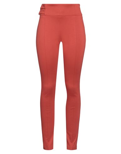 Woman Pants Rust Size 8 Viscose, Nylon, Elastane