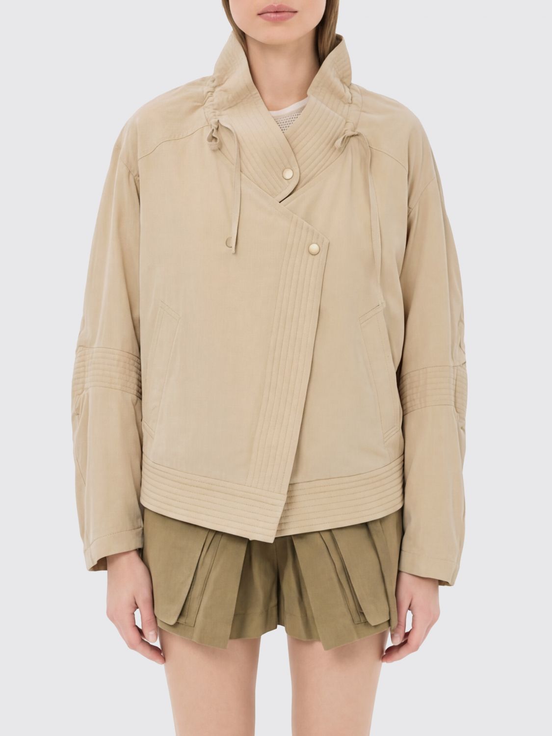 Jacket Woman color Sand