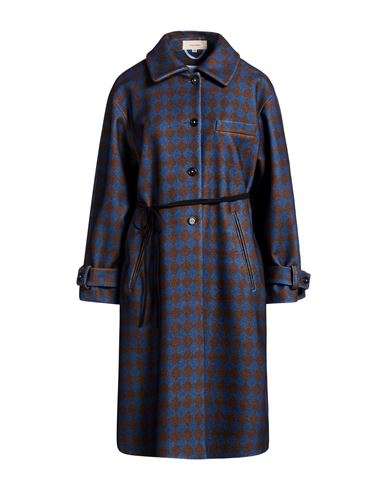 Woman Coat Blue Size 4 Wool