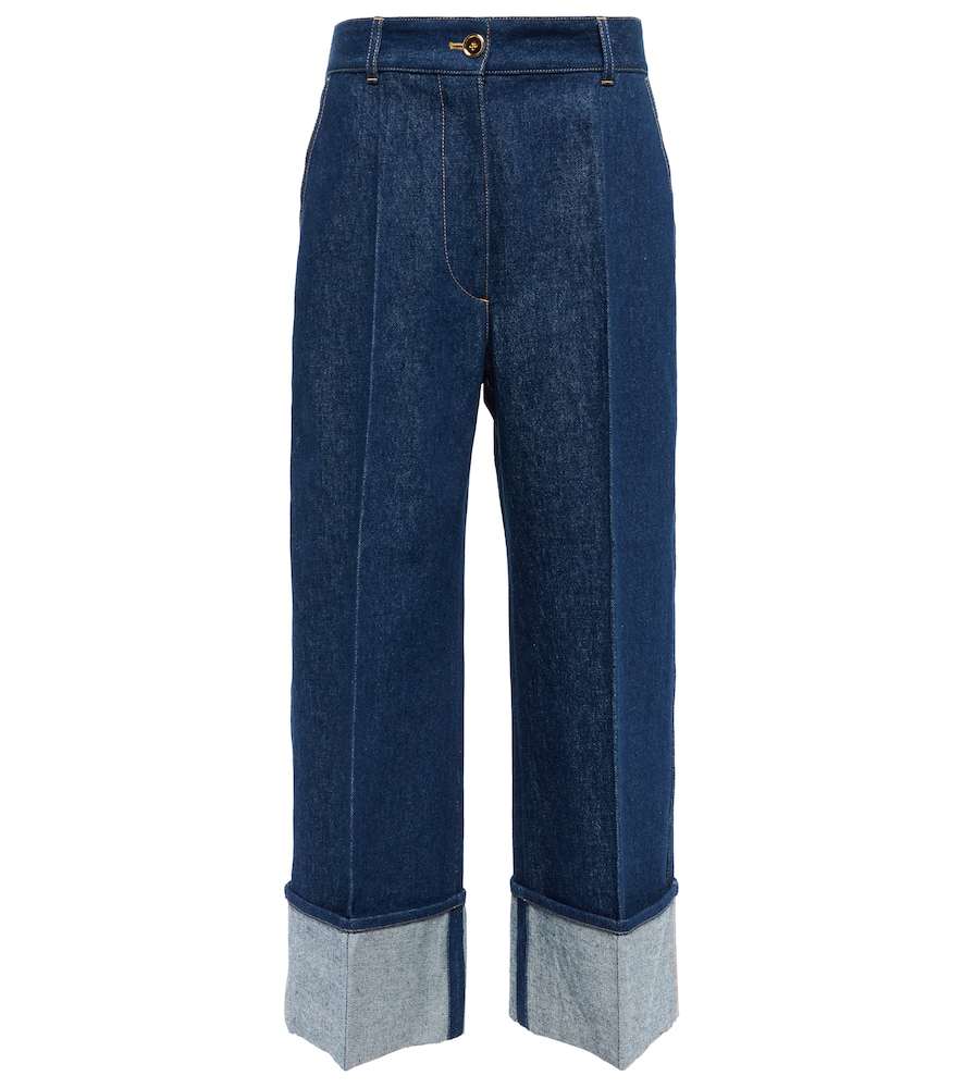 Patou Mid-rise wide-leg jeans