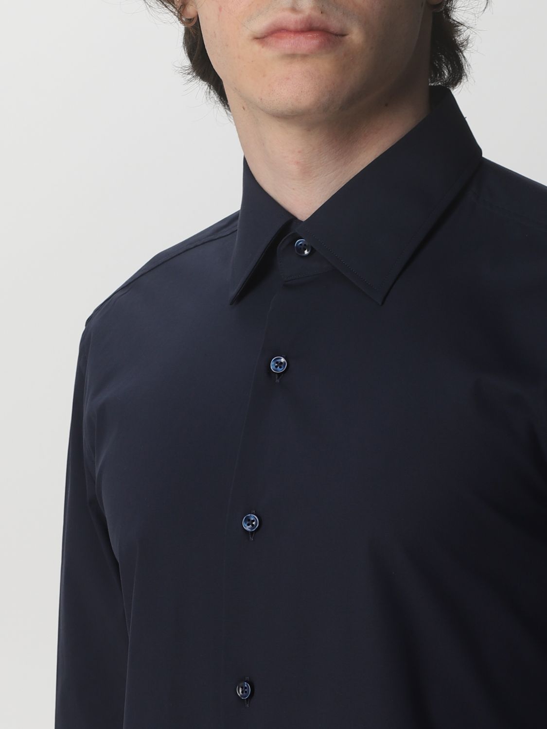 Shirt Men colour Blue