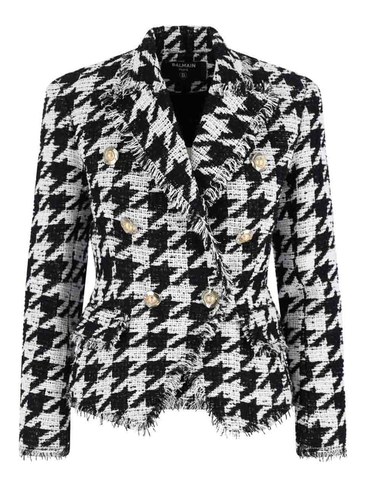 Blazer Doppiopetto In Tweed