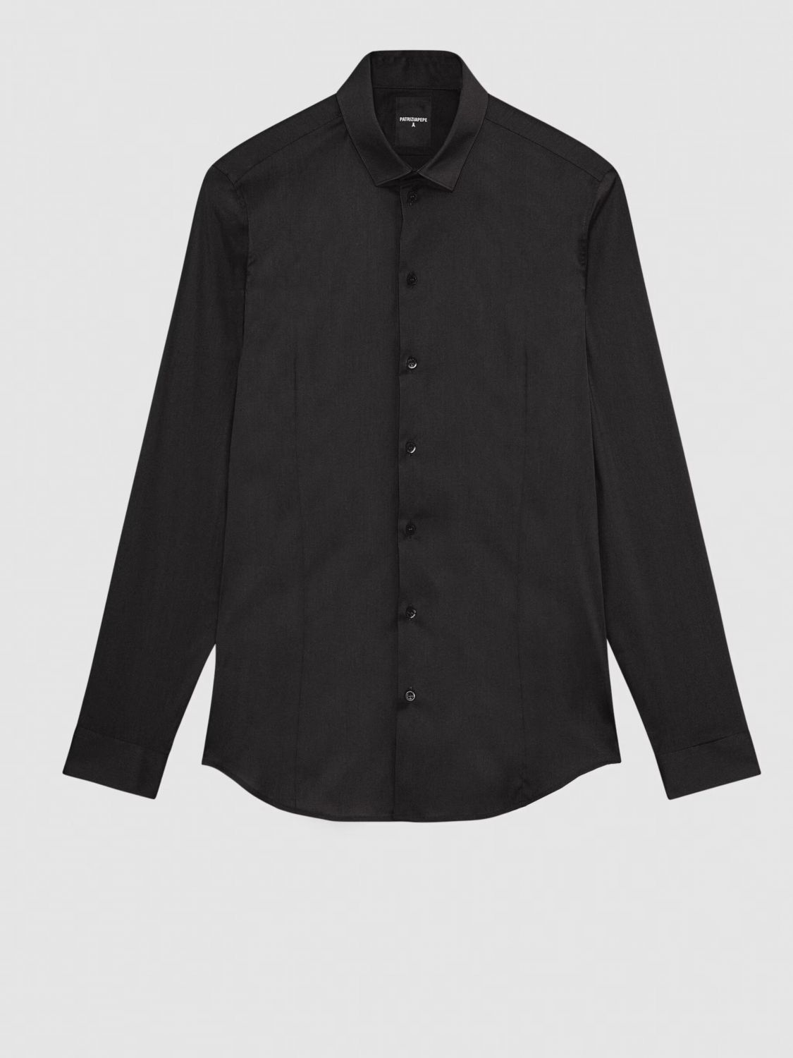 Poplin cotton-blend shirt - Purple