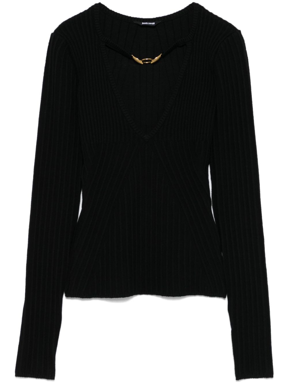 3D-knit top - Black