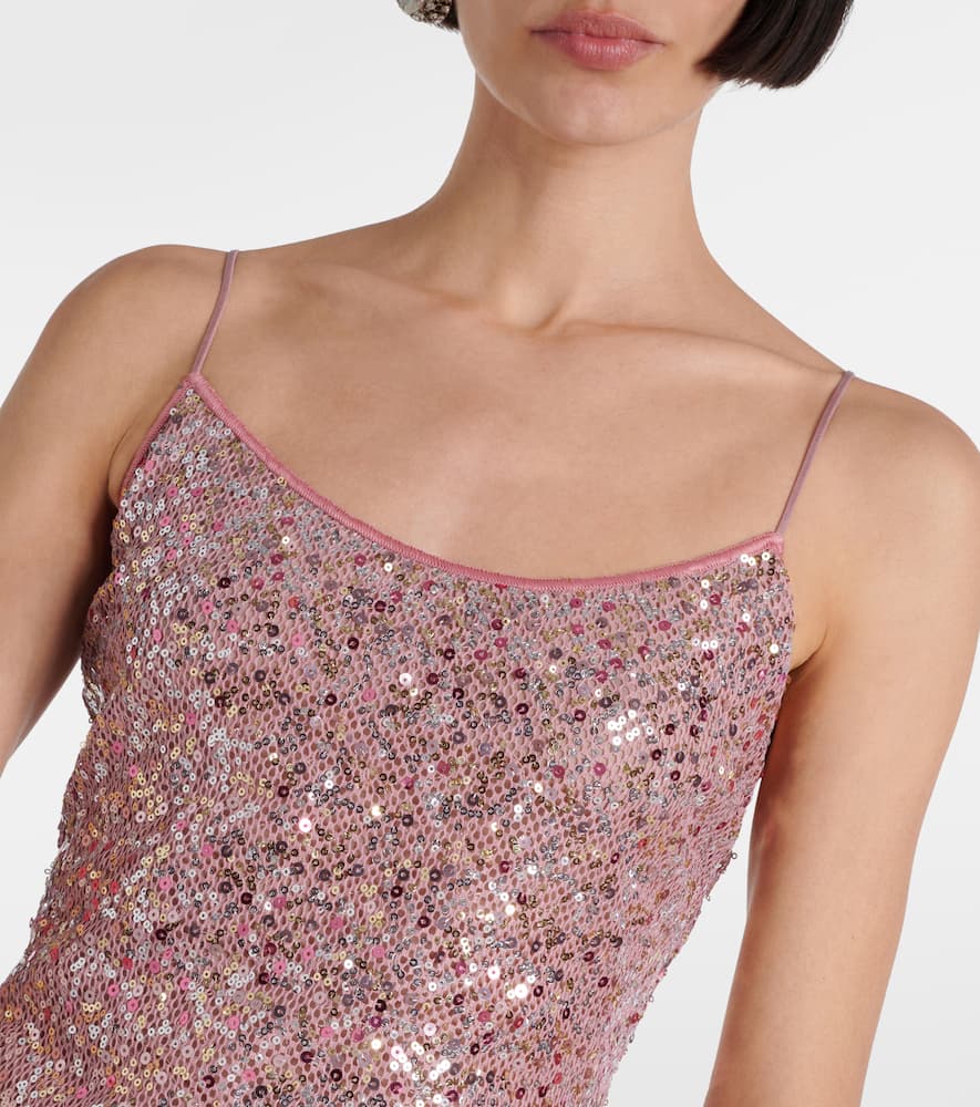 Oséree Netquins slip dress