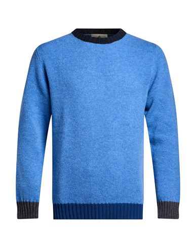 Man Sweater Slate blue Size XL Wool