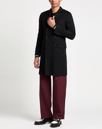 Man Coat Black Size 34 Cashmere