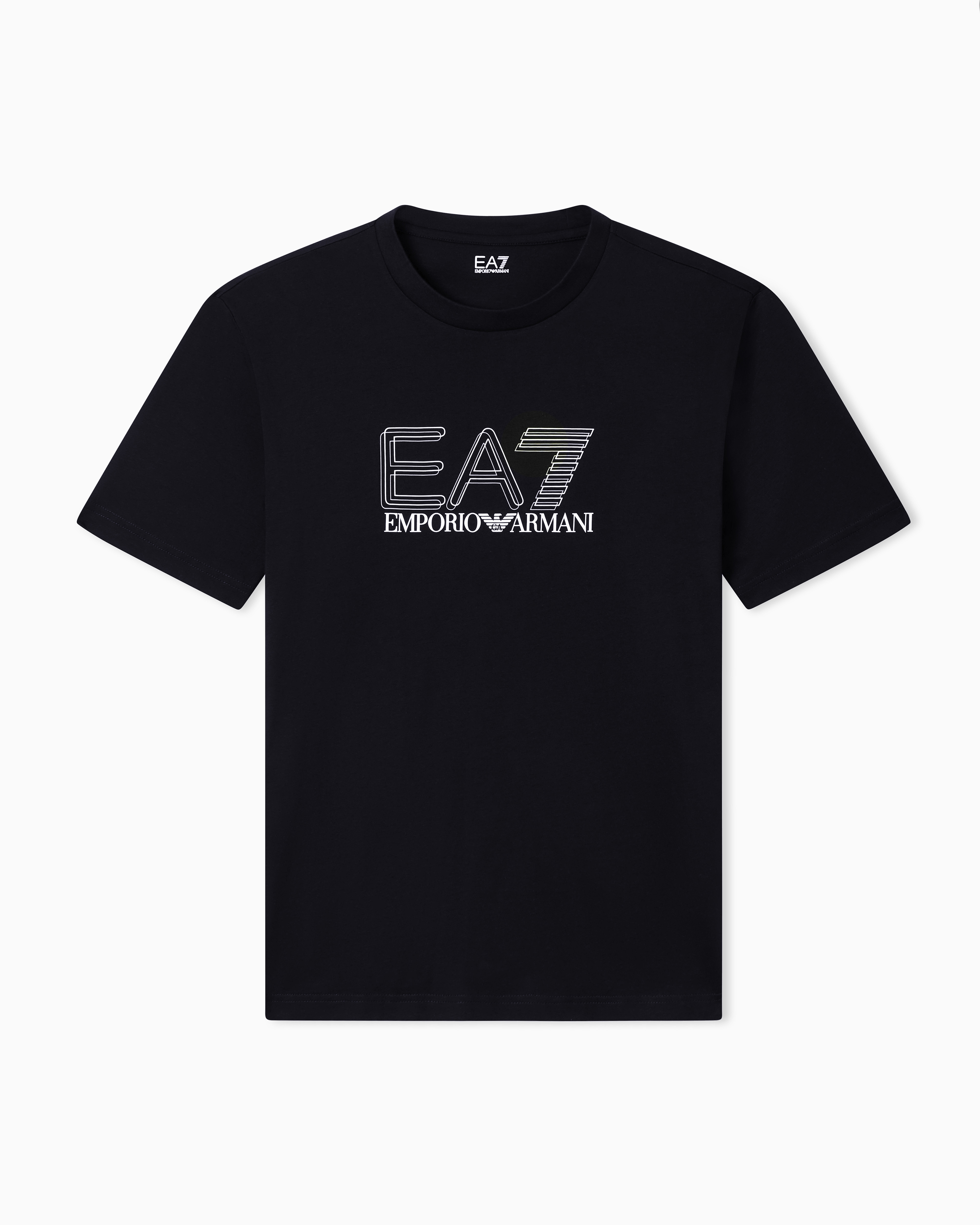 Visibility cotton-jersey crew-neck T-shirt