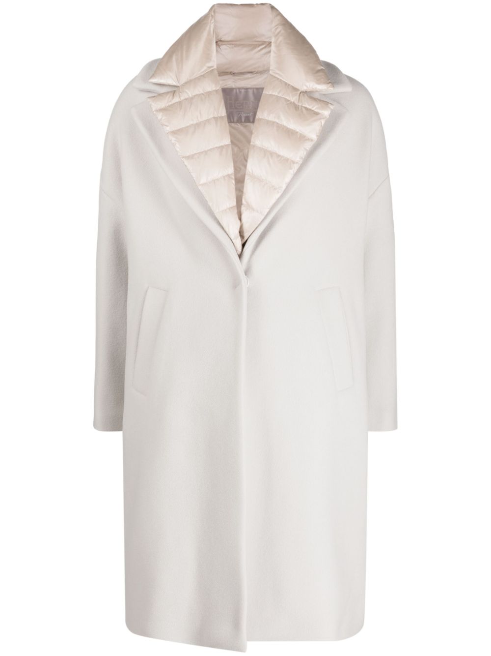 Reversible down coat - Neutrals
